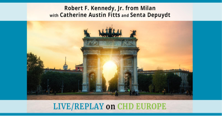Milan - Press Conference CHD Europe with Robert F. Kennedy Jr., Catherine Austin Fitts, and Senta Depuydt