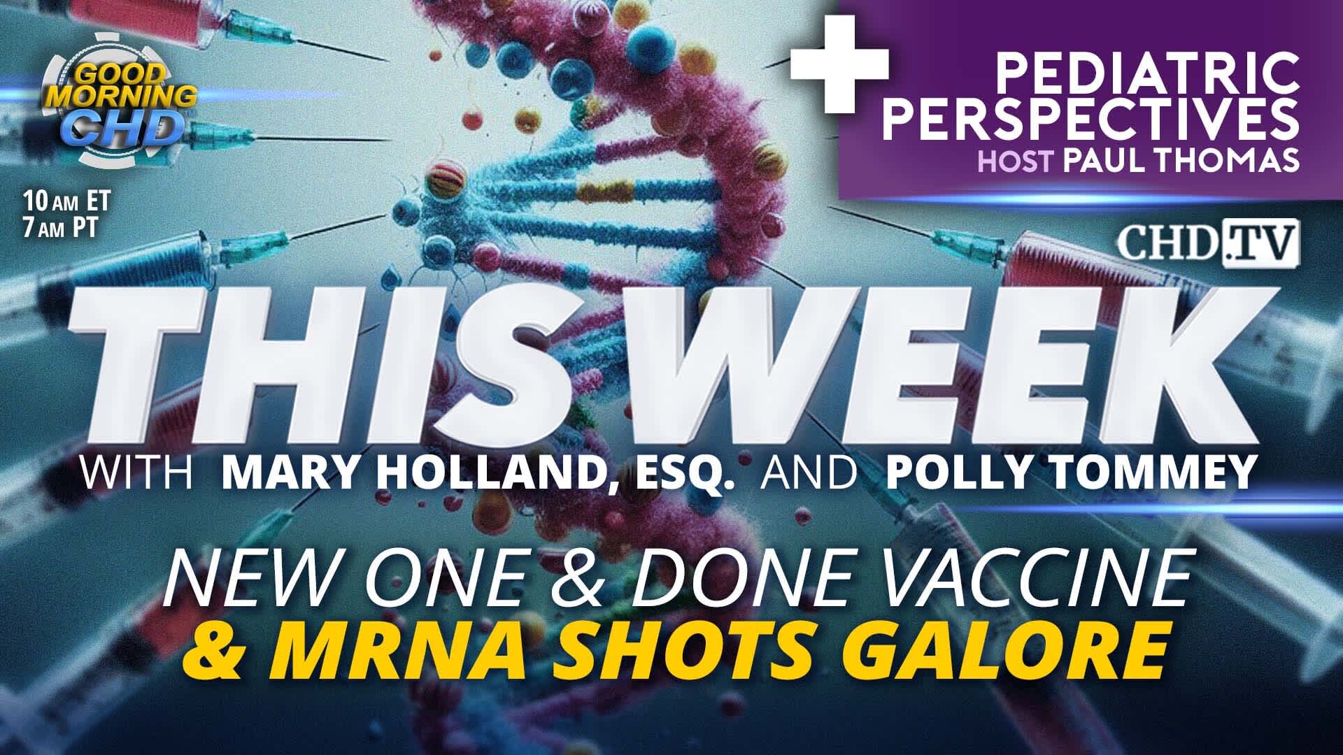 New One & Done Vaccine & mRNA Shots Galore