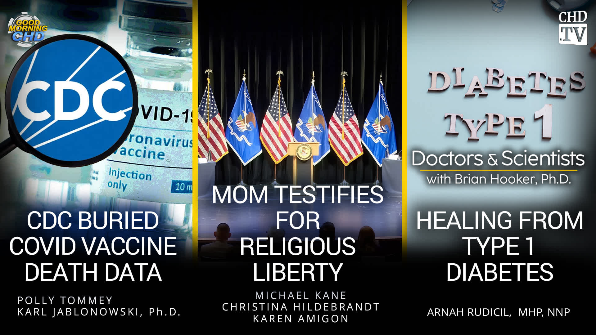 CDC Buried COVID Vaccine Death Data + Mom Testifies for Religious Liberty + Healing From Type 1 Diabetes