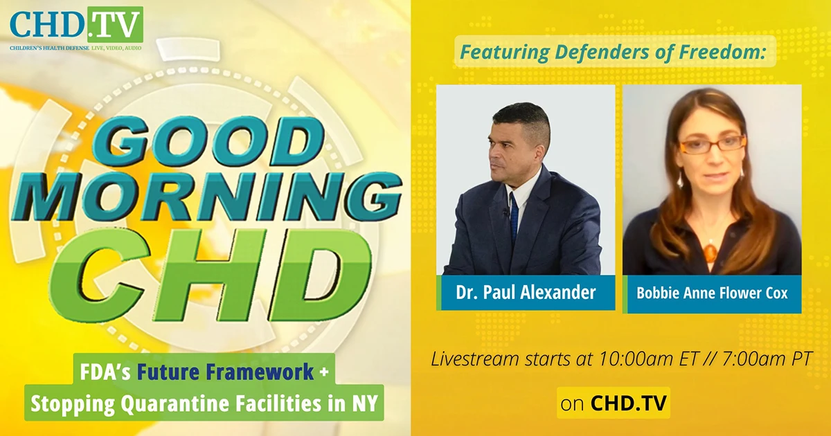 FDA’s Future Framework With Dr. Paul Alexander + STOPPING Quarantine Facilities in NY