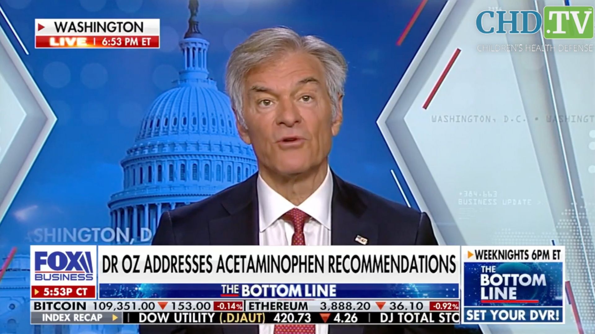 Dr. Oz on The Potential Link Between Prenatal Tylenol Use and Autism