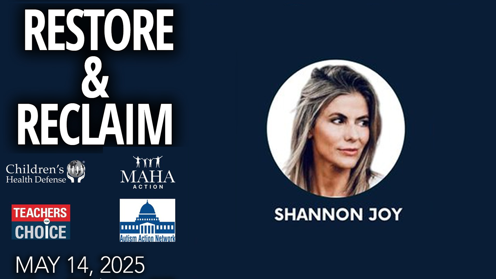 Shannon Joy | Restore & Reclaim Albany Rally Speech