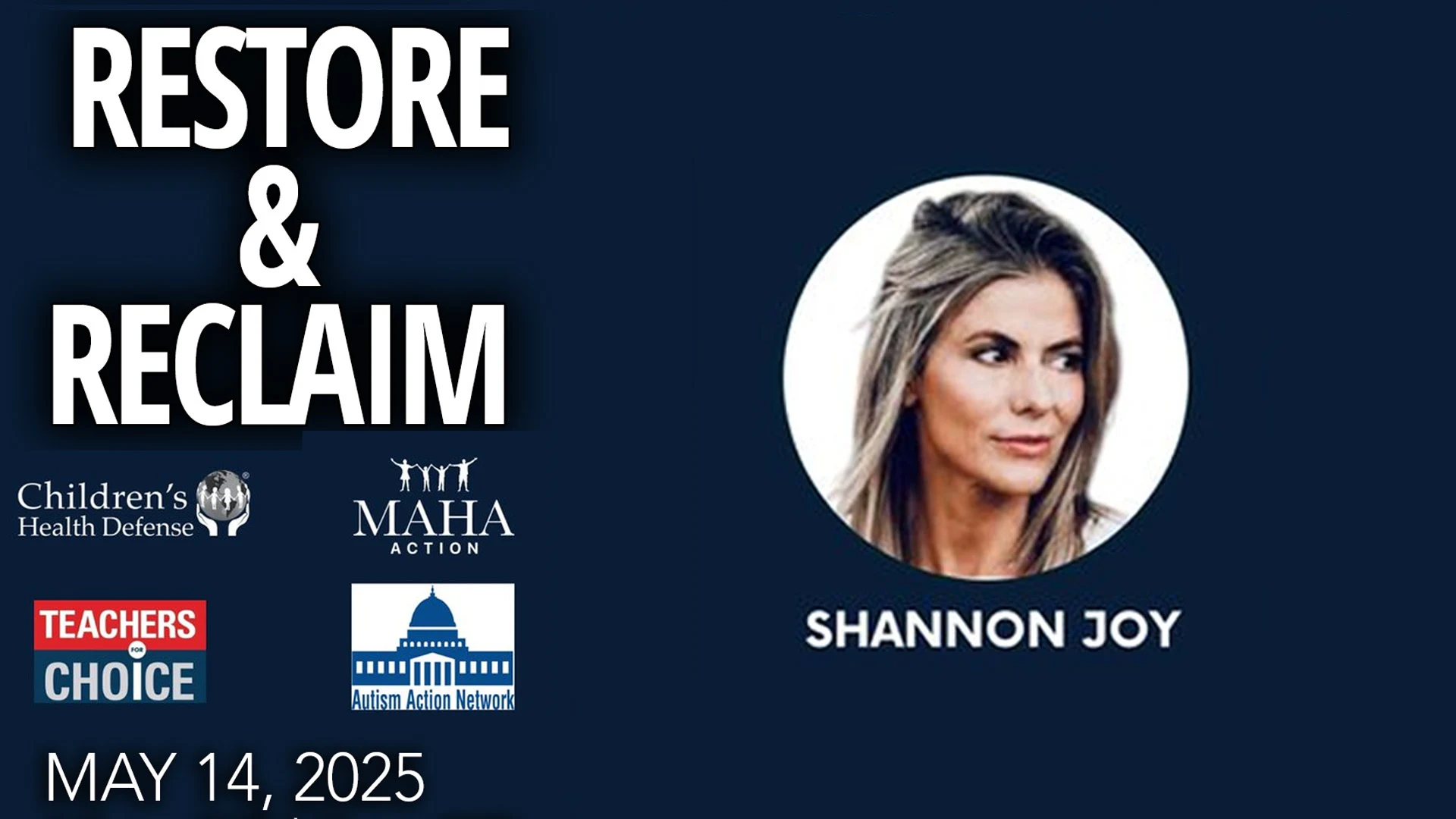 Shannon Joy | Restore & Reclaim Albany Rally Speech