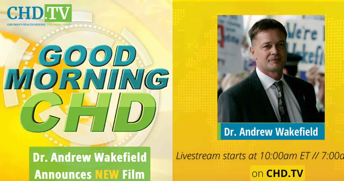 Dr. Andrew Wakefield Announces New Film