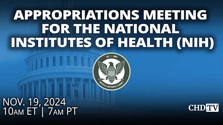 Appropriations Meeting for the National Institutes of Health (NIH)