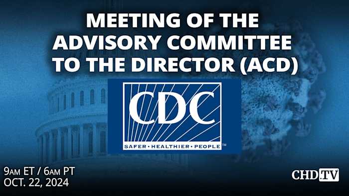 CDC ACD Meeting: Global Health, AI, Immunization Coverage + More | Oct ...