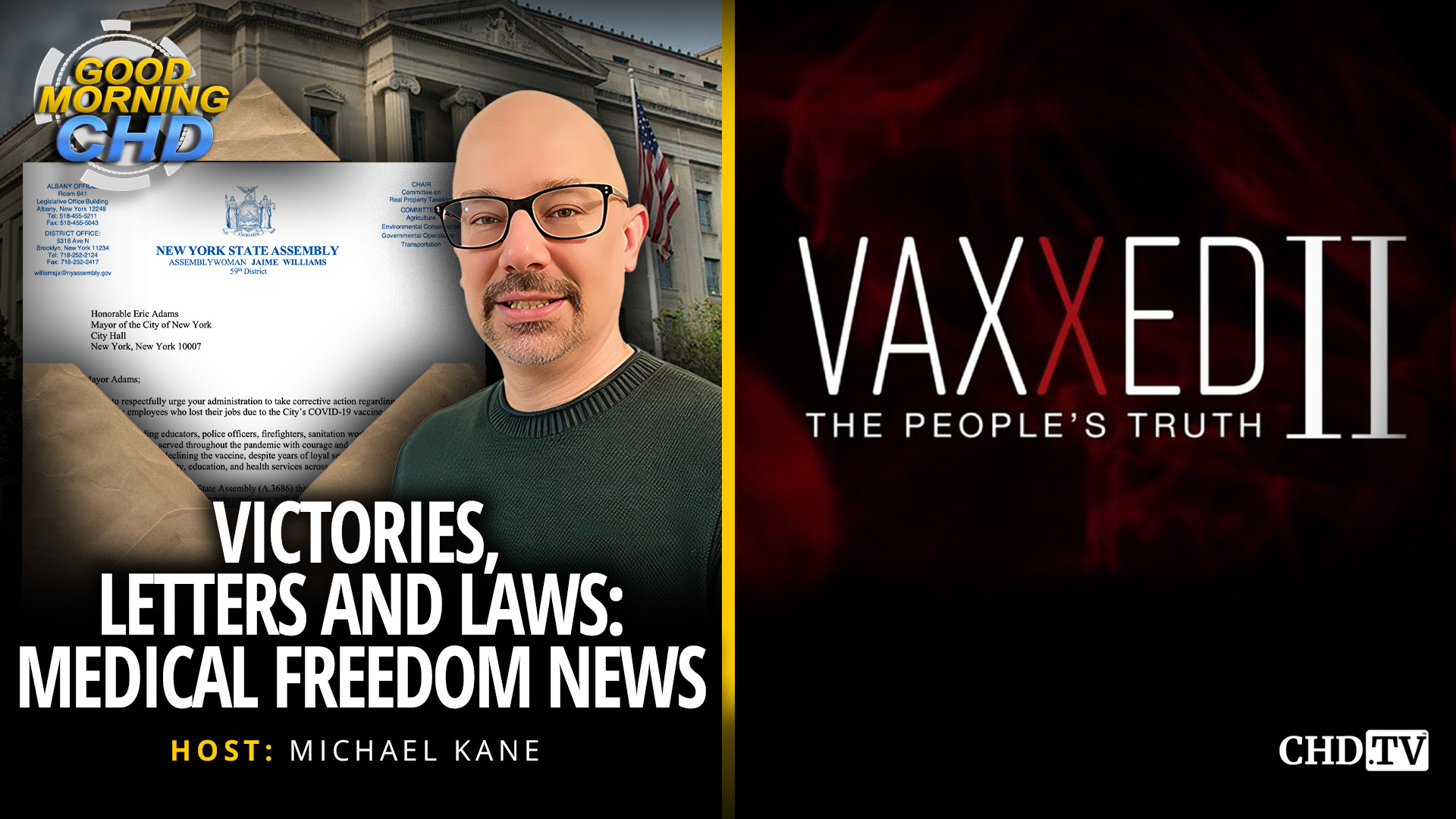 Victories, Letters and Laws + Vaxxed 2
