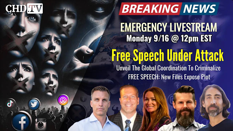 EMERGENCY LIVESTREAM: Free Speech Under Attack | Sept. 16