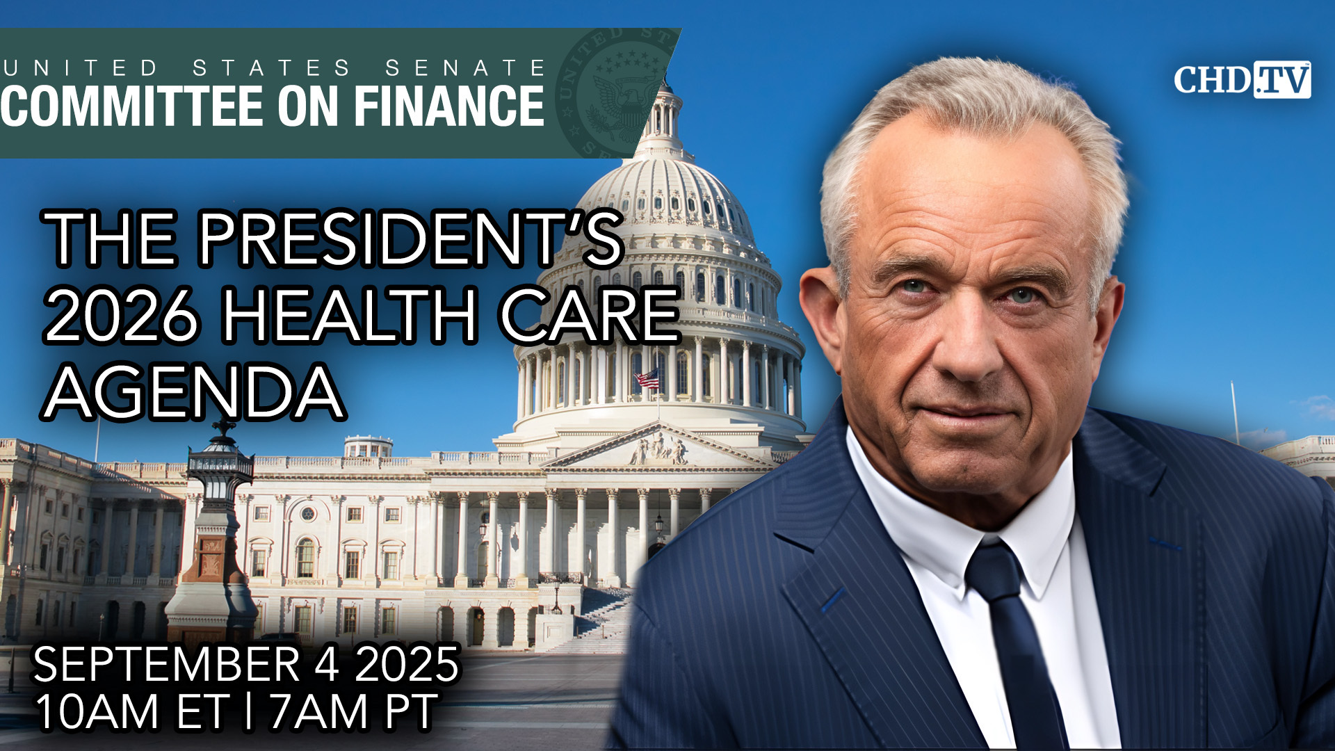 Hearing with RFK Jr.: The President’s 2026 Health Care Agenda
