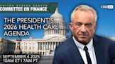 Hearing with RFK Jr.: The President’s 2026 Health Care Agenda