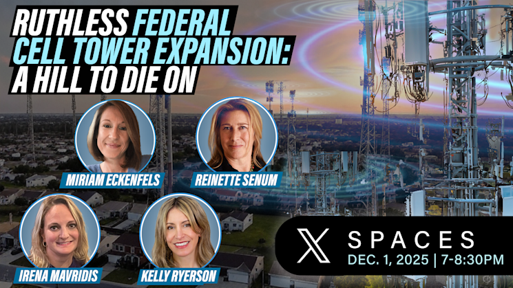 Ruthless Federal Cell Tower Expansion: A Hill To Die On - X Spaces