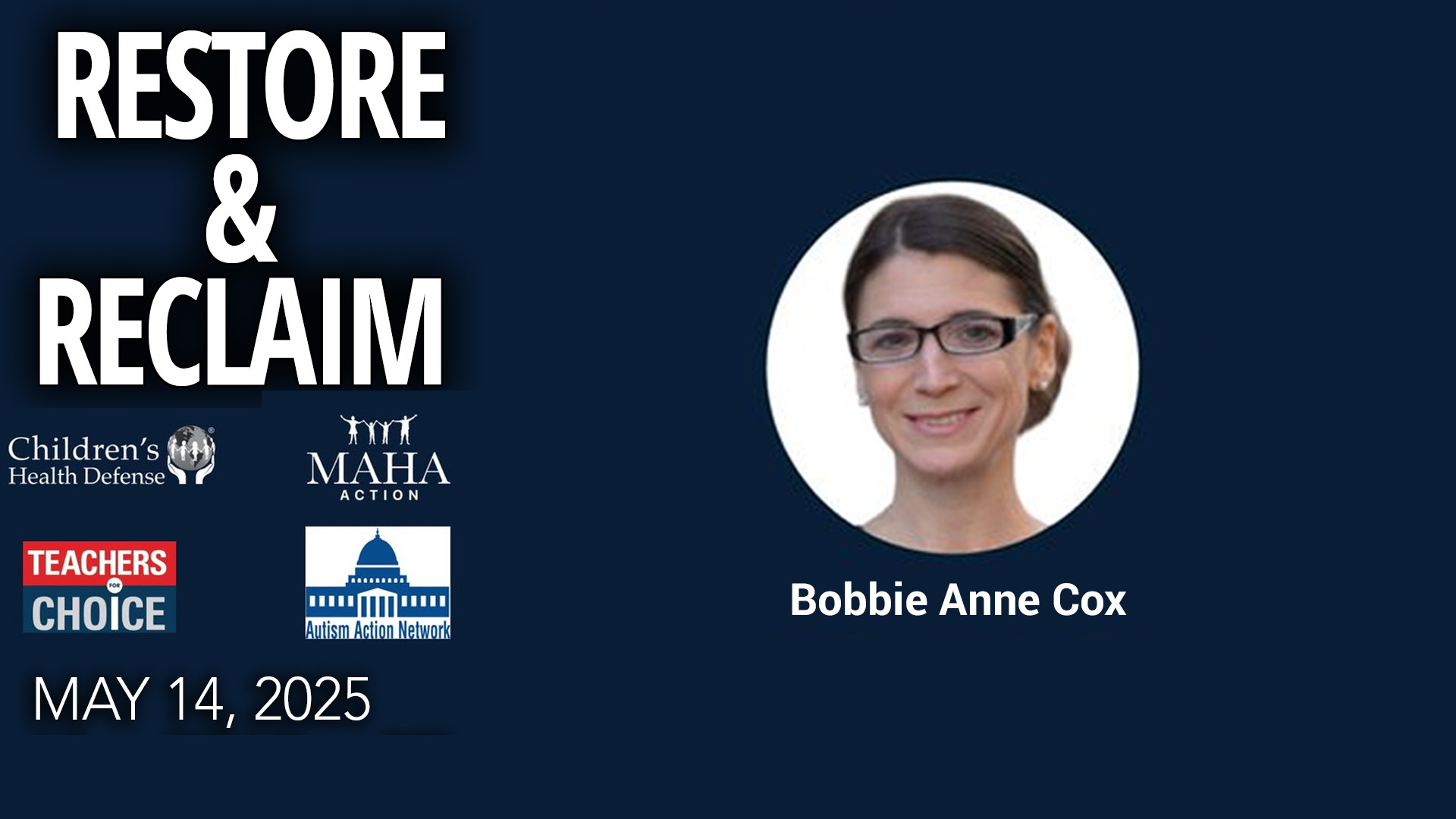 Bobbie Anne Cox | Restore & Reclaim Albany Rally Speech