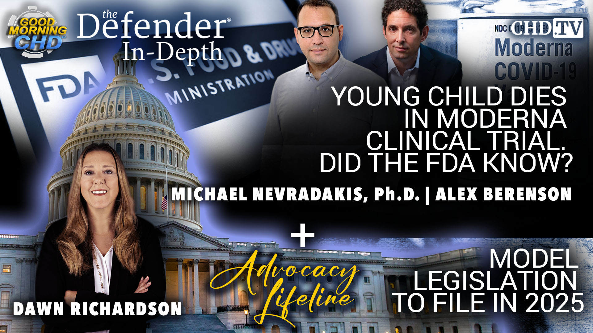Young Child Dies in Moderna Trial. Did the FDA Know? + Model Legislation to File in 2025