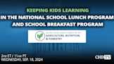 Keeping Kids Learning in the National School Lunch Program and School Breakfast Program | Sept. 18
