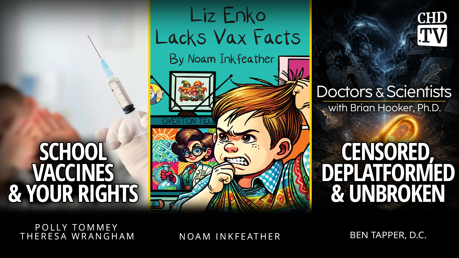 School Vaccines & Your Rights + Lacking Vax Facts + Censored, Deplatformed & Unbroken