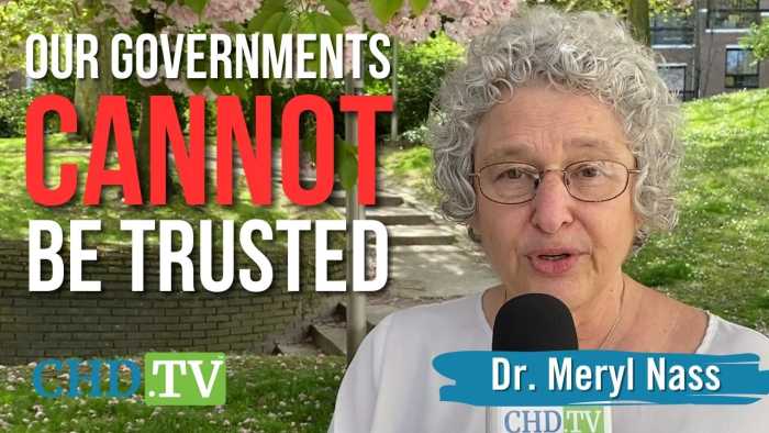 Dr. Meryl Nass: “I DO NOT Intend to Ever Be Injected With a Vaccine Again”