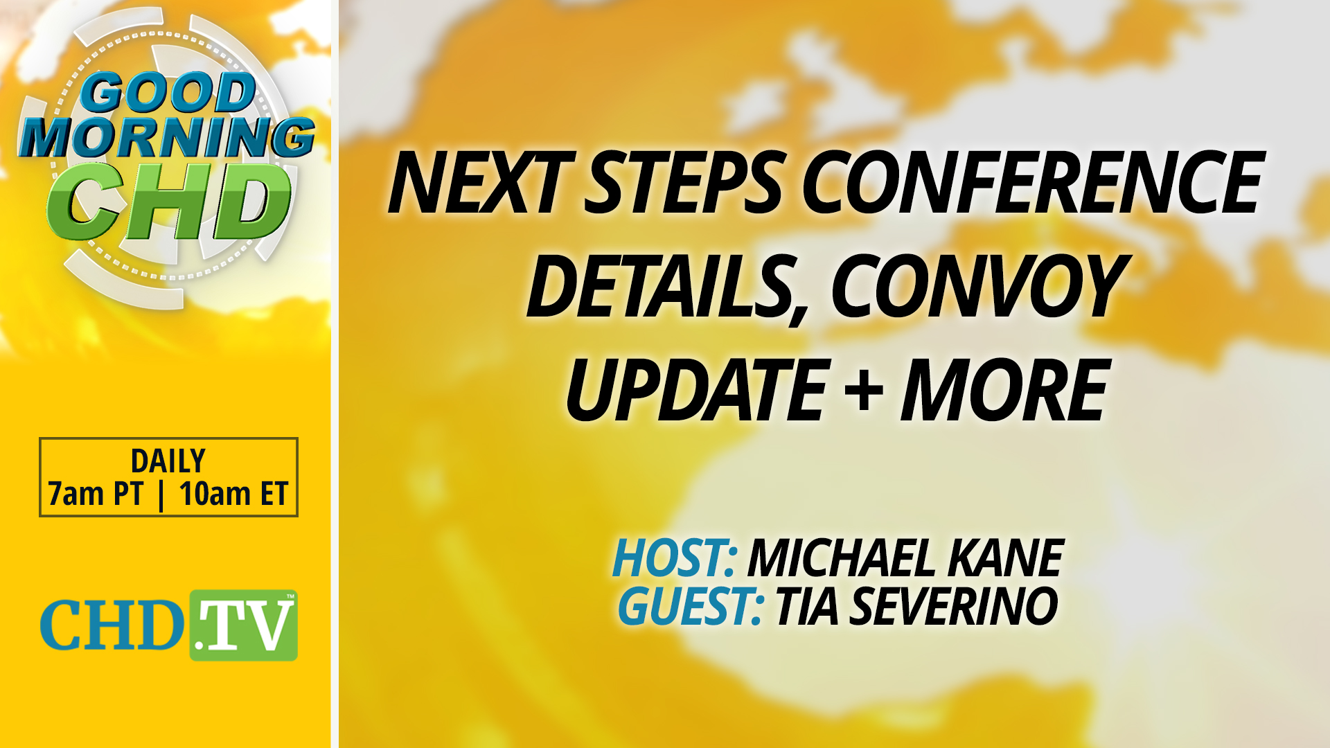 Next Steps Conference Details, Convoy Update + More