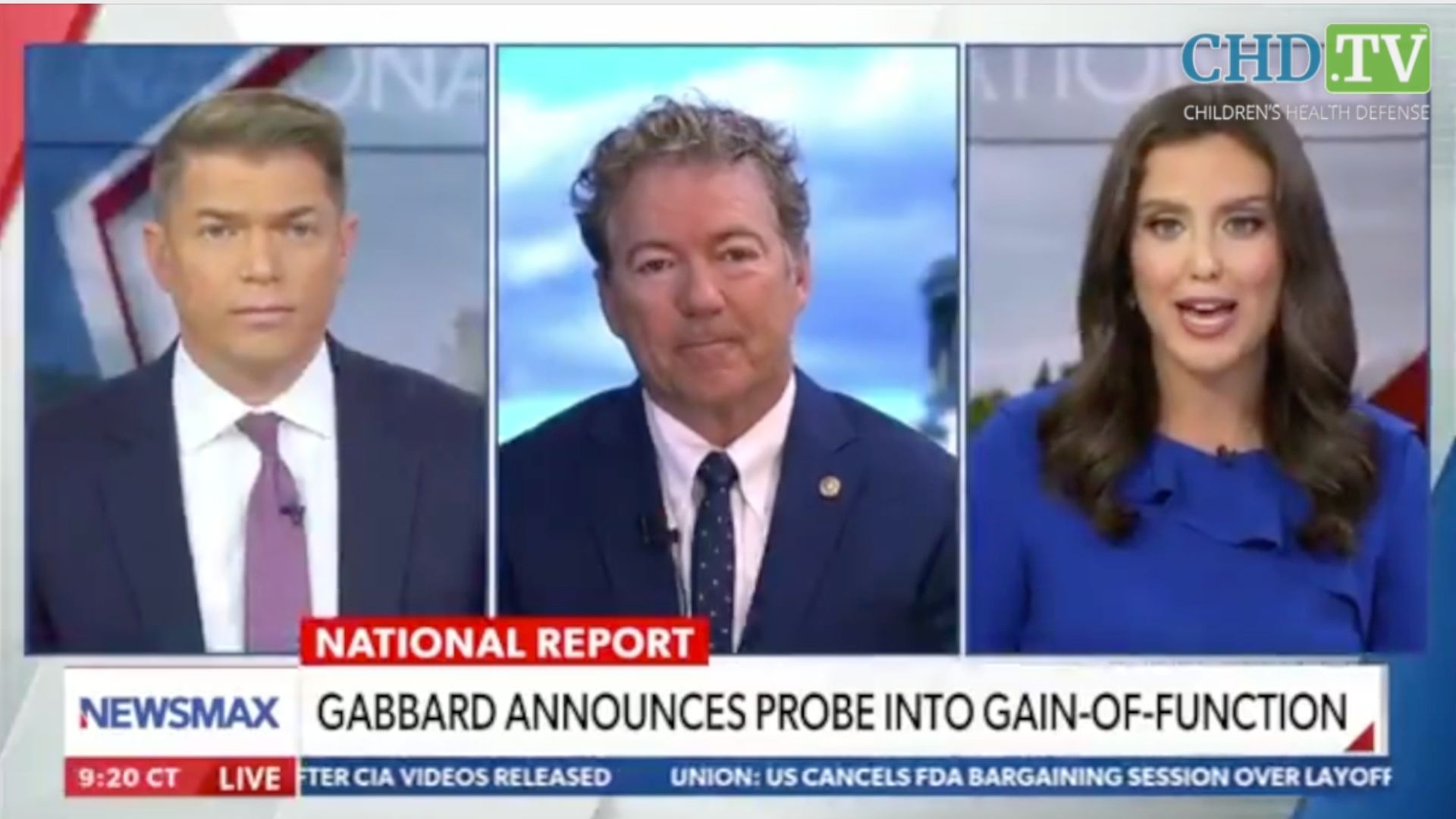 Rand Paul on Newsmax: Fauci, Gain-of-Function Research