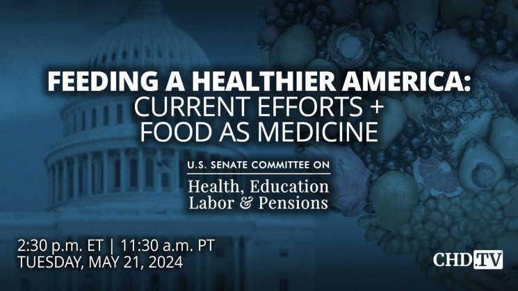 Feeding a Healthier America: Current Efforts + Food as Medicine | May 21