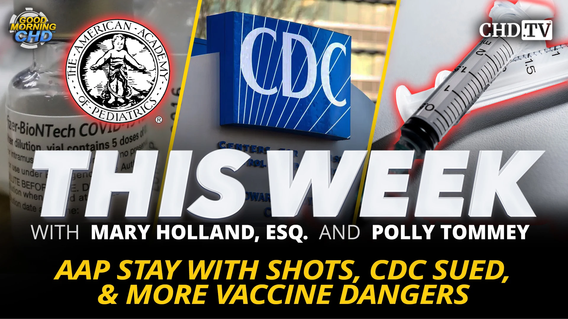 AAP Stay With Shots, CDC Sued, & More Vaccine Dangers