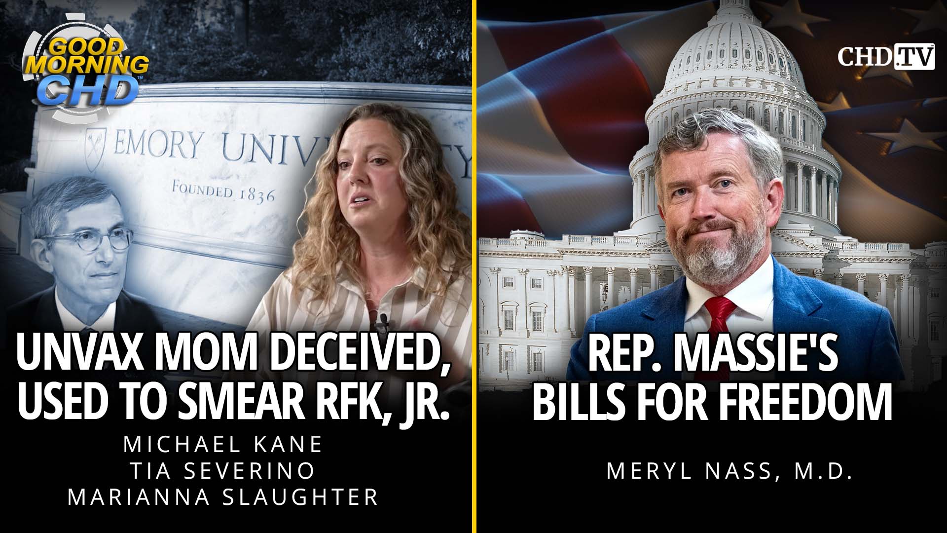 Unvax Mom Deceived, Used to Smear RFK, Jr. + Rep. Massie's Bills for Freedom