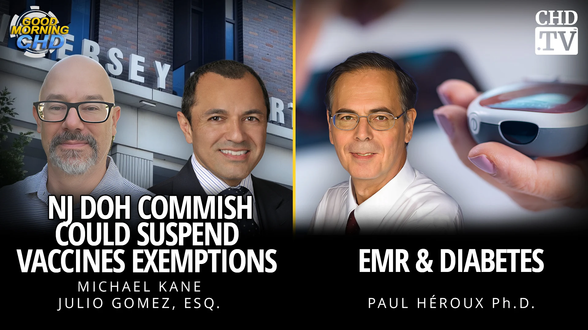 NJ DOH Commish Could Suspend Vaccine Exemptions + EMR & Diabetes