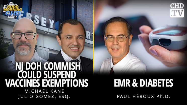 NJ DOH Commish Could Suspend Vaccine Exemptions + EMR & Diabetes