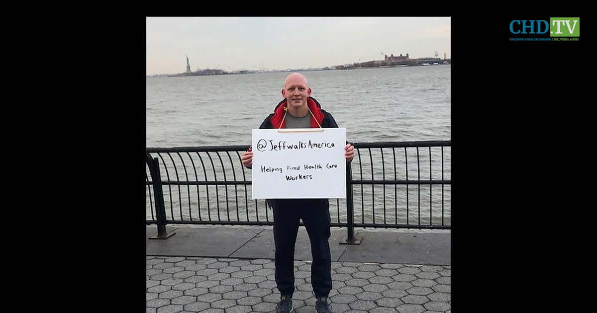Jeff Walks America on His 255 Mile Journey to Raise Awareness for Fired Healthcare Workers