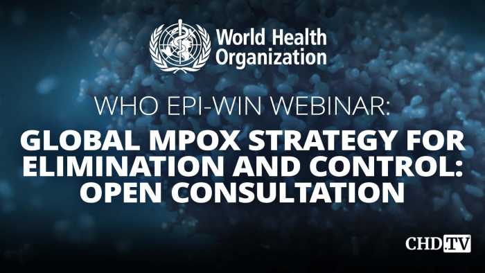 WHO - Global MPOX Strategy for Elimination and Control