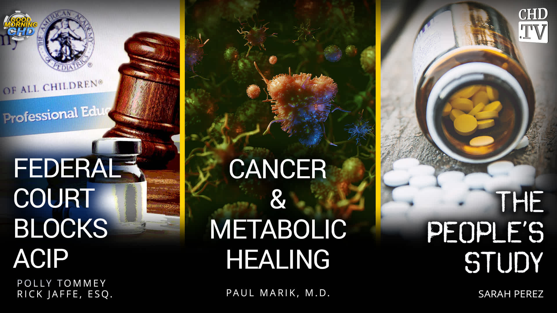 Federal Court Blocks ACIP + Cancer & Metabolic Healing + The People's Study