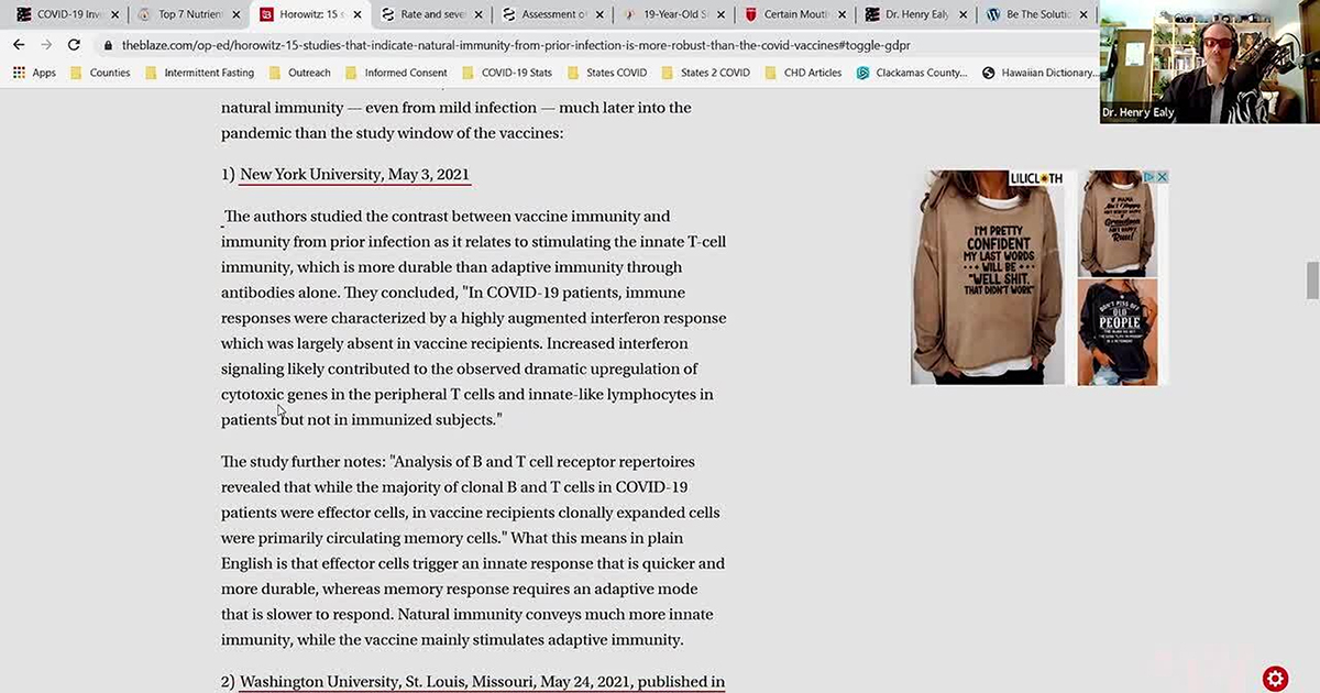 Dr. Henry Ealy on Prevention Strategies and Early COVID Interventions