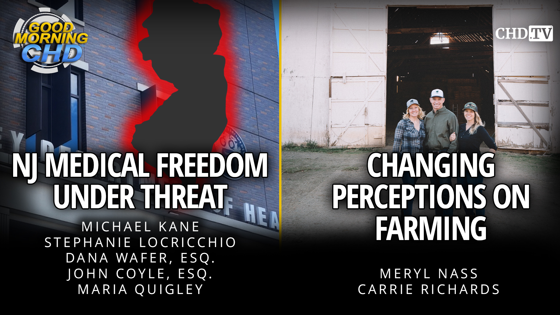 NJ Medical Freedom Under Threat + Changing Perceptions on Farming