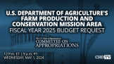 U.S. Department of Agriculture’s FPAC Mission Area Budget Hearing | May 1
