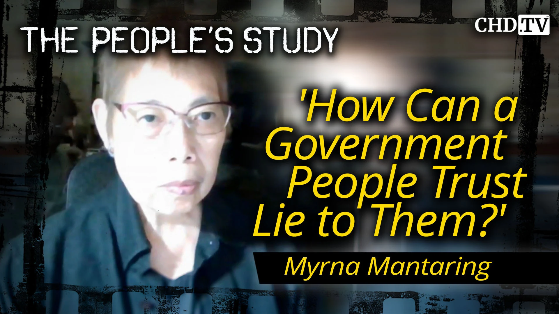 'How Can a Government People Trust Lie to Them?'