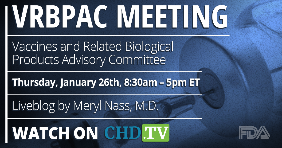 FDA VRBPAC Meeting | January 26th, 2023