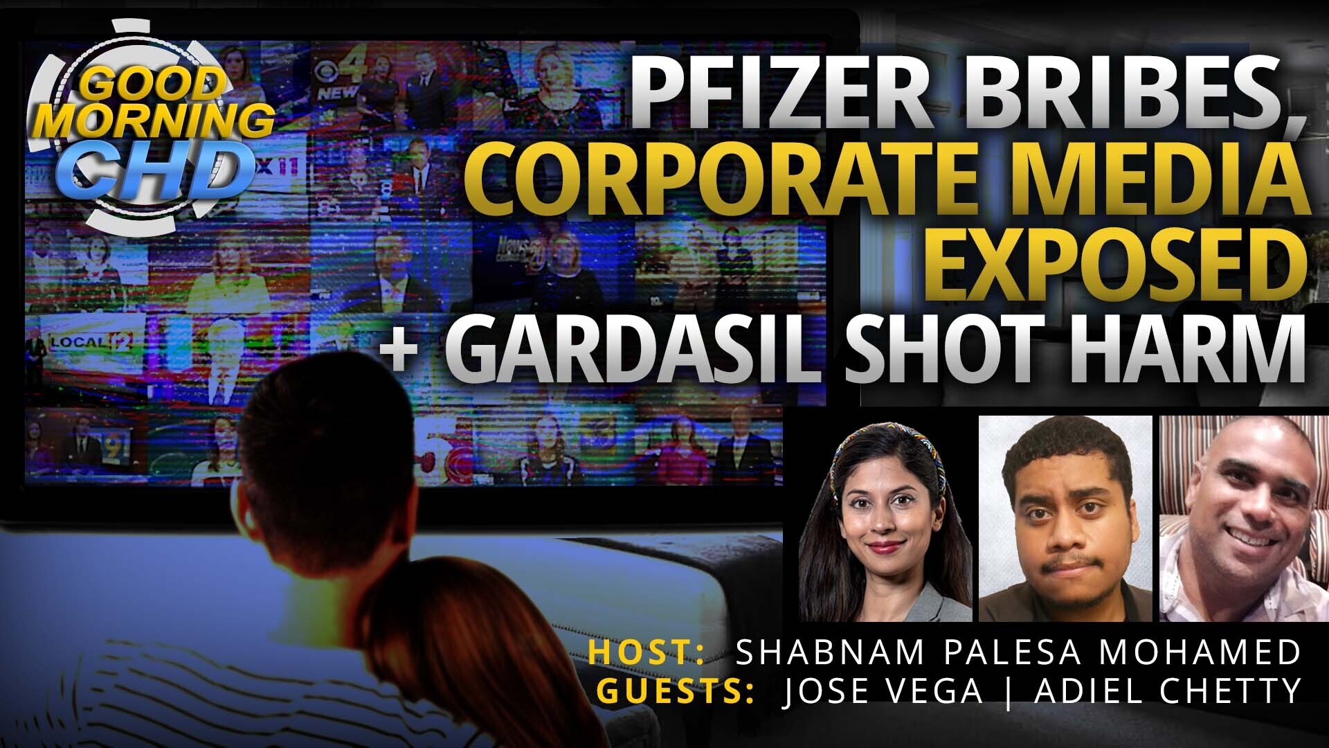 Pfizer Bribes, Corporate Media Exposed + Gardasil Shot Harm