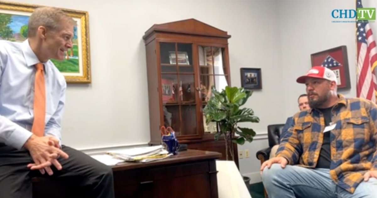 Washington, D.C. Brian Brase Meets With Congressman Jim Jordan at the Rayburn Office Building