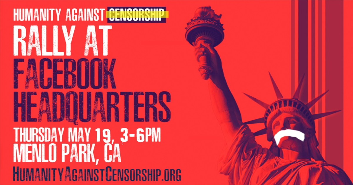 Rally At Facebook Headquarters