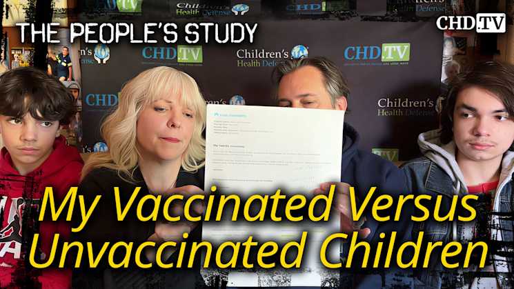 My Vaccinated Versus Unvaccinated Children