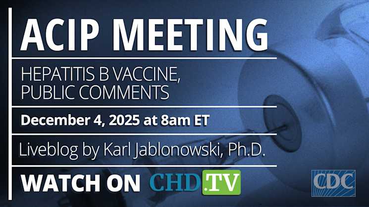 CDC ACIP Meeting: Hepatitis Vaccines, Public Comment + More | Dec. 4