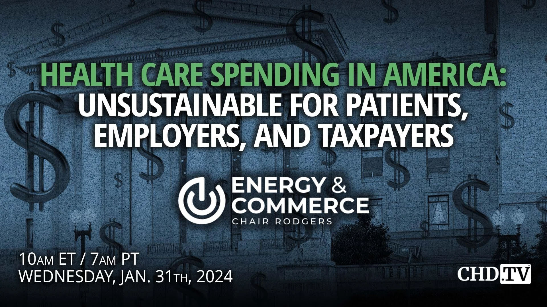Health Care Spending In America: Unsustainable For Patients, Employers, And Taxpayers | Jan. 31, 2024
