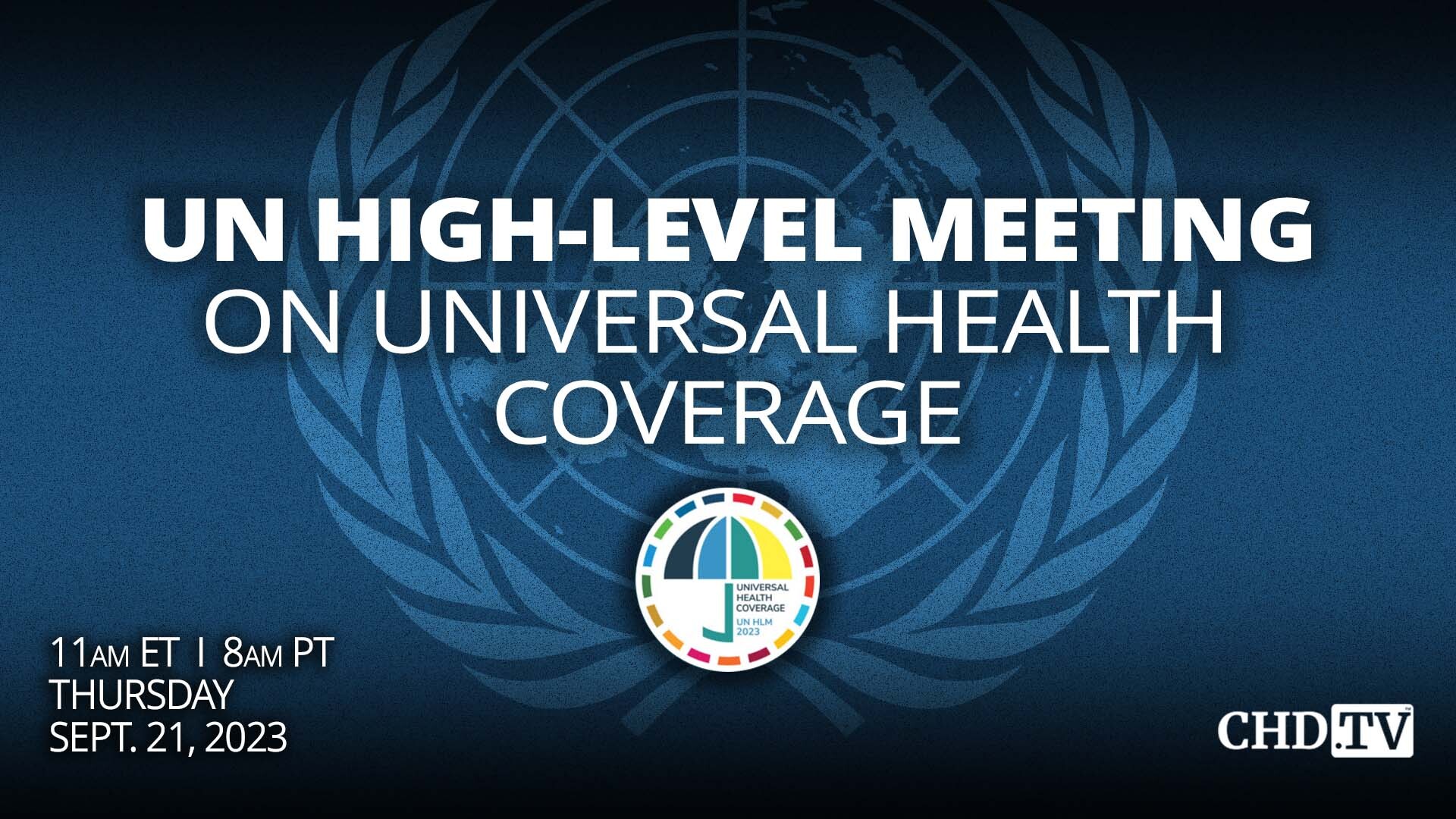 UN High-Level Meeting on Universal Health Coverage